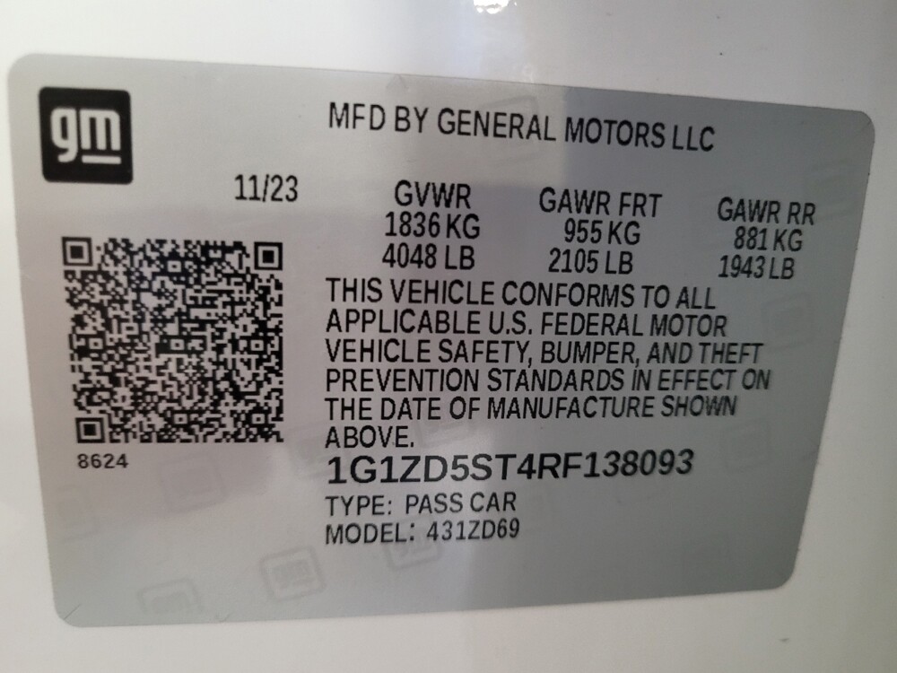 2024 Chevrolet Malibu in Tallahassee, FL 32304 - 18143705 33