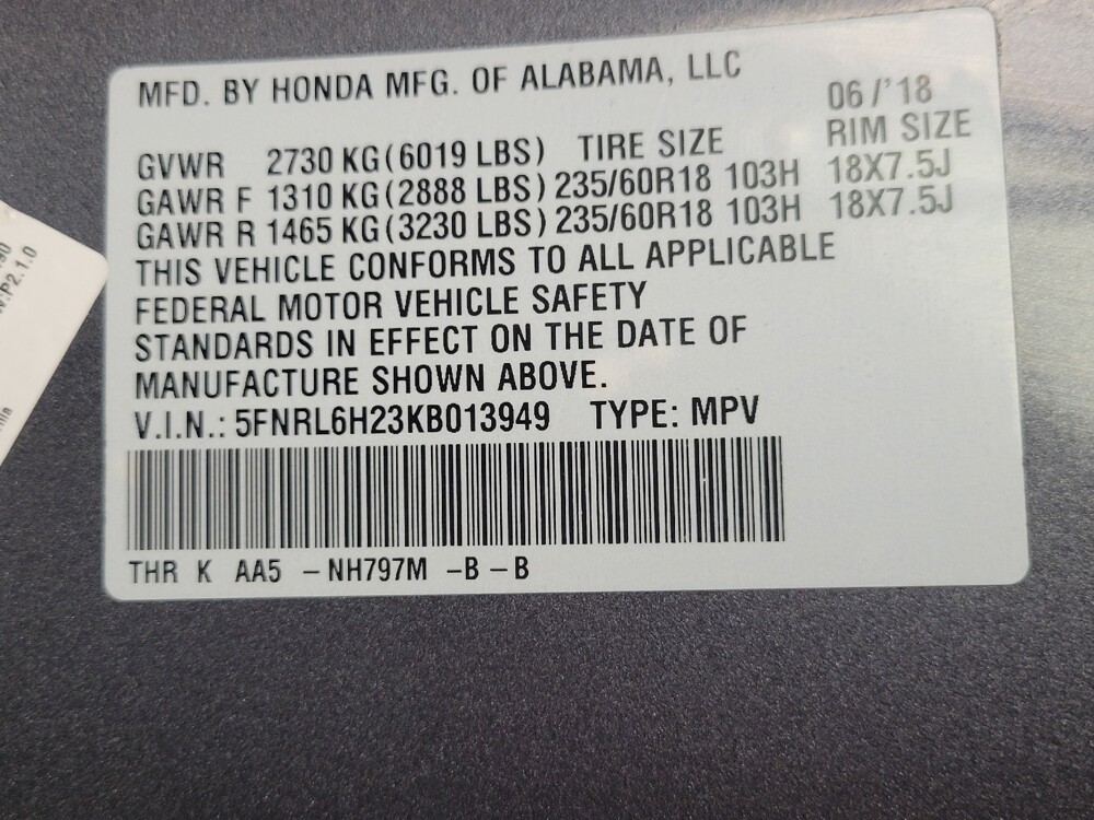 2019 Honda Odyssey in Antioch, TN 37013 - 18143746 33