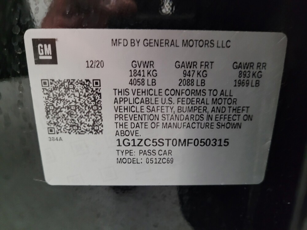 2021 Chevrolet Malibu in Downey, CA 90241 - 18143758 33
