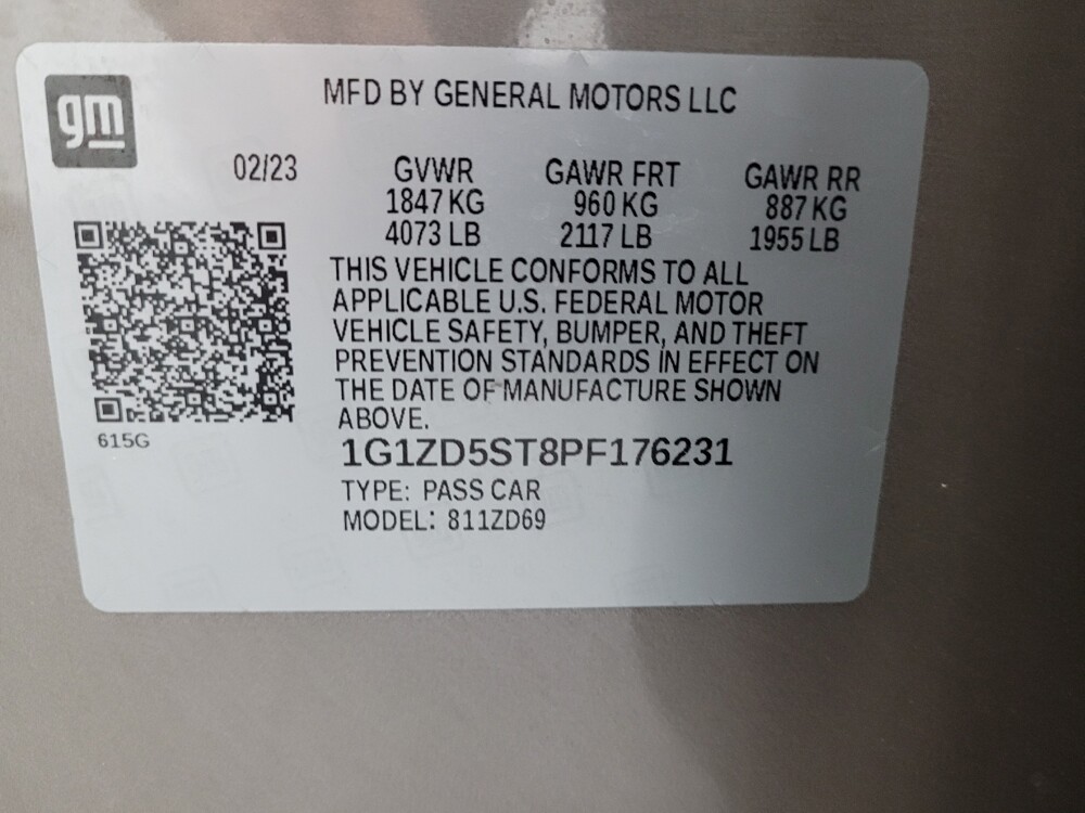 2023 Chevrolet Malibu in Las Vegas, NV 89104 - 18143785 33