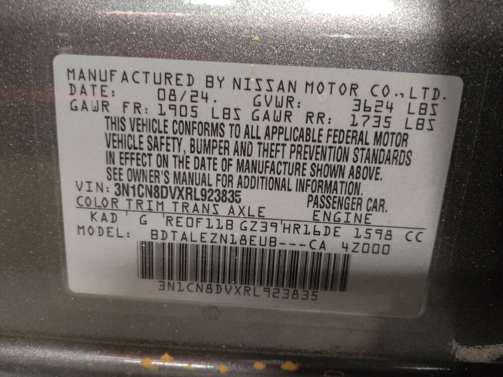 2024 Nissan Versa in Marietta, GA 30062 - 18143843 33