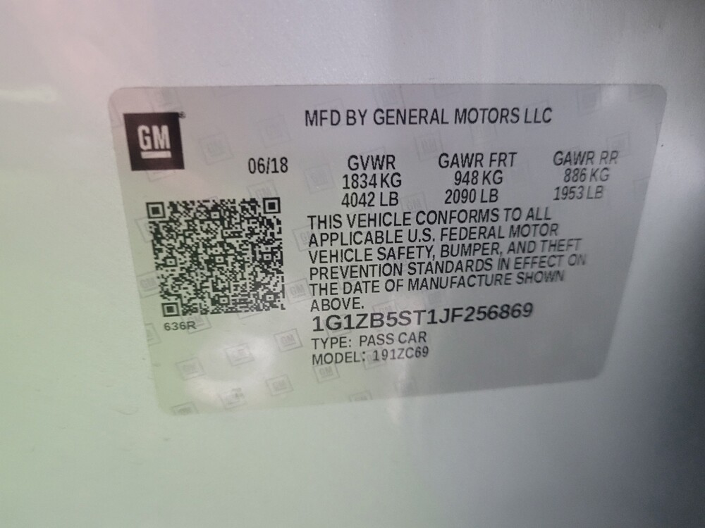 2018 Chevrolet Malibu in Stone Mountain, GA 30083 - 18143851 33