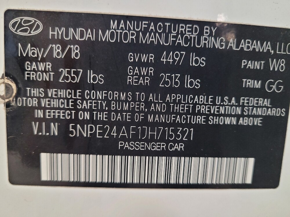2018 Hyundai Sonata in Clearwater, FL 33764 - 18143890 33