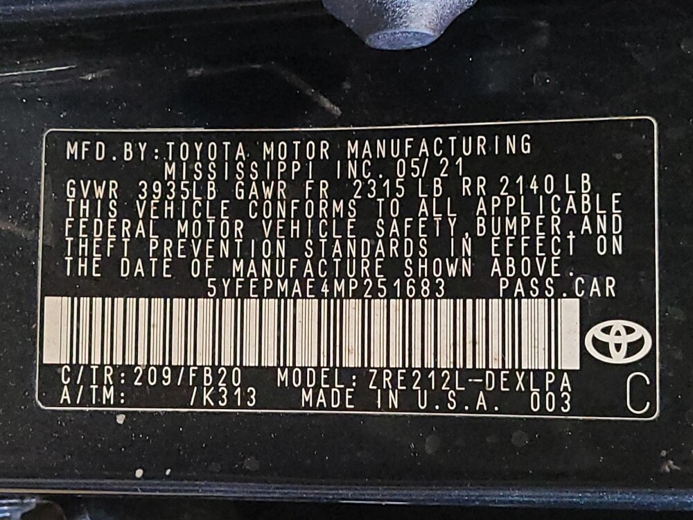 2021 Toyota Corolla in Jacksonville, FL 32210 - 18143906 33