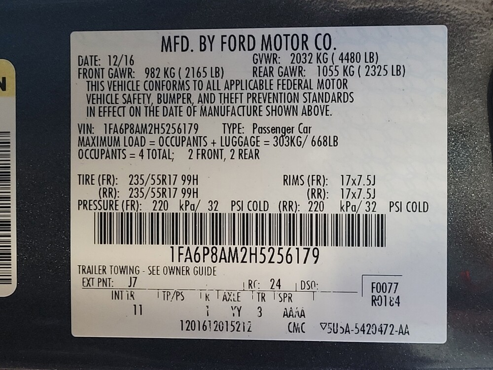 2017 Ford Mustang in Salem, VA 24153 - 18143907 33