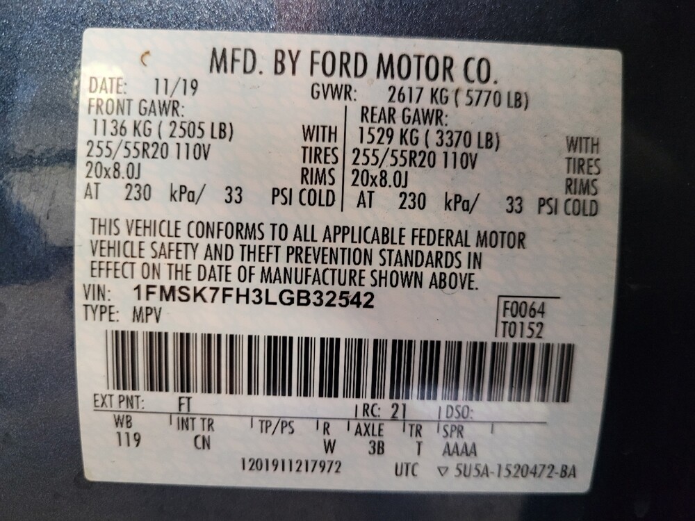 2020 Ford Explorer in Sanford, FL 32773 - 18143909 33