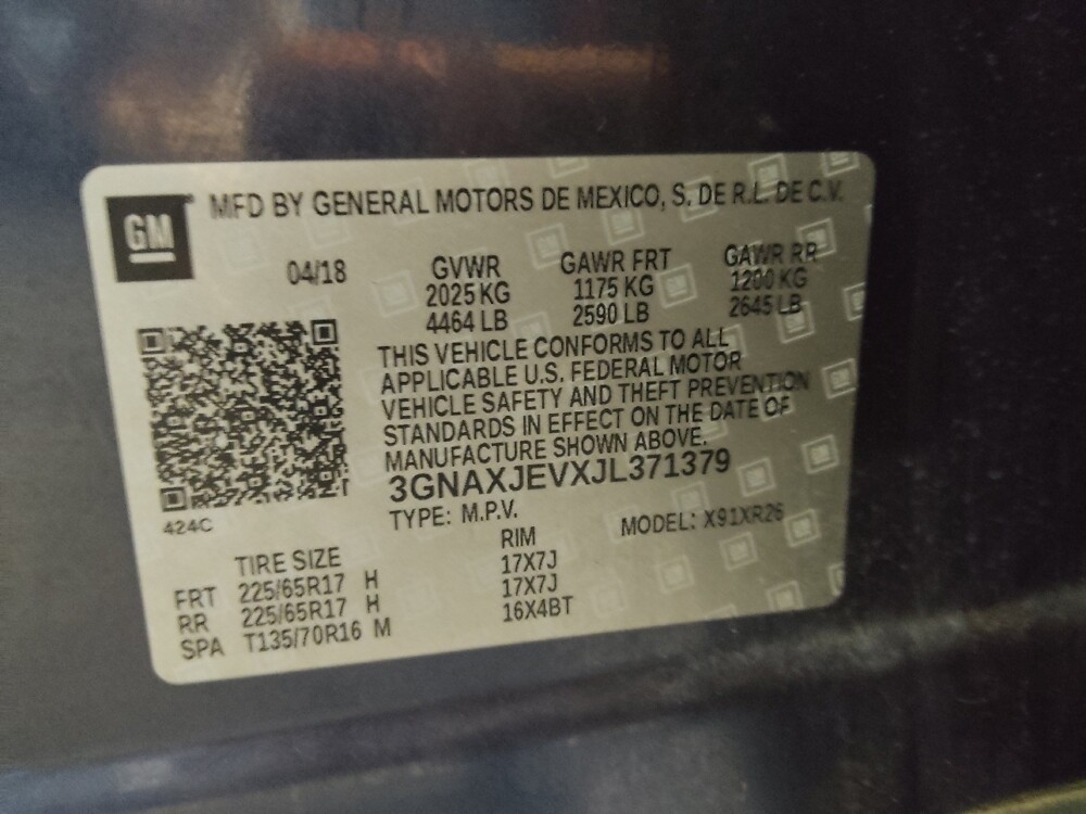 2018 Chevrolet Equinox in Columbia, SC 29210 - 18143934 33