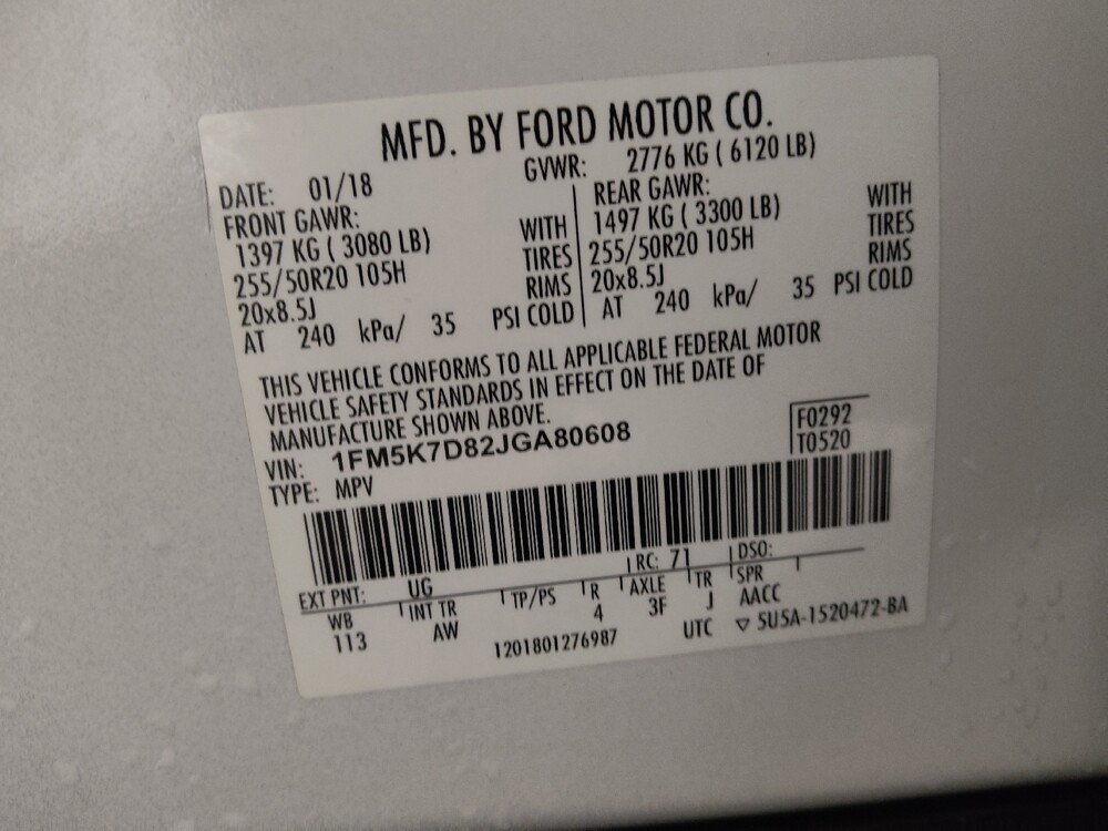 2018 Ford Explorer in Salem, VA 24153 - 18143937 33