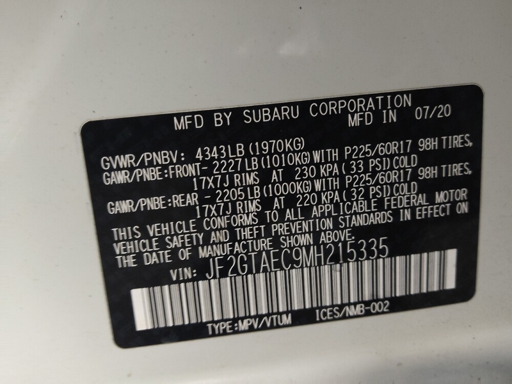 2021 Subaru Crosstrek in Salem, VA 24153 - 18143943 33