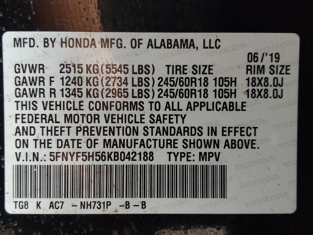2019 Honda Pilot in Round Rock, TX 78664 - 18143967 33