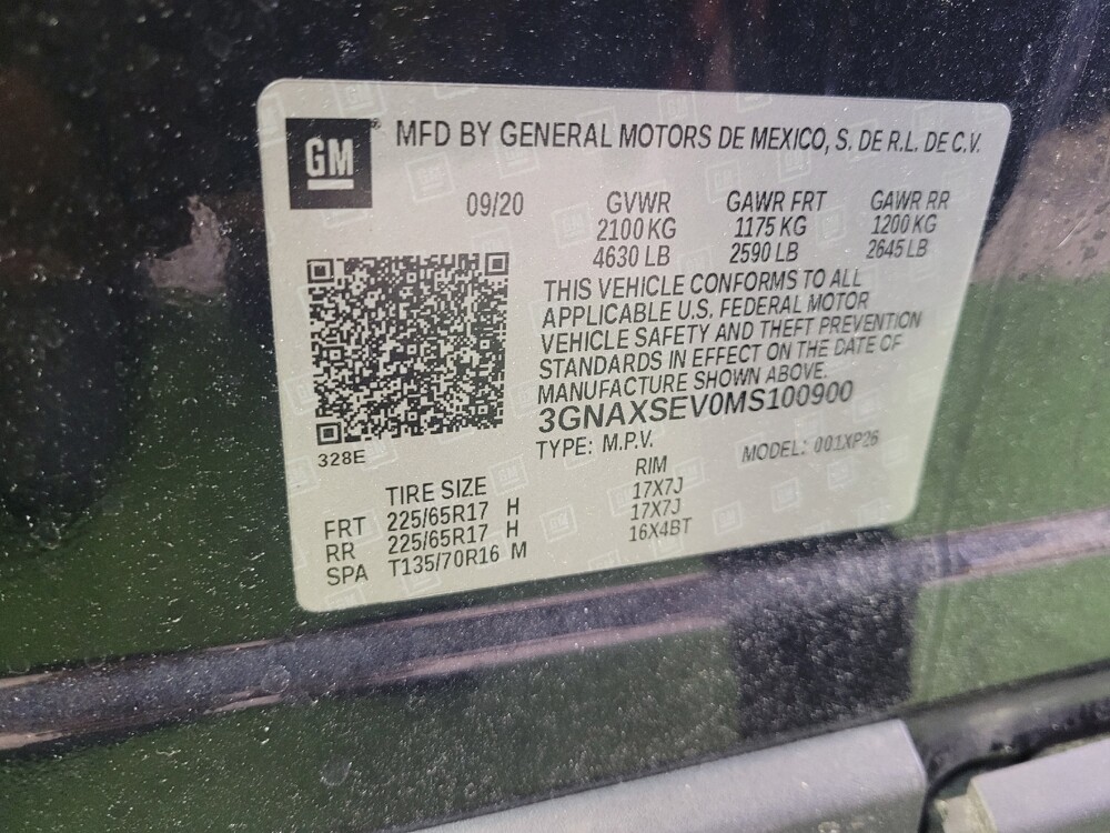 2021 Chevrolet Equinox in Toledo, OH 43617 - 18143988 33