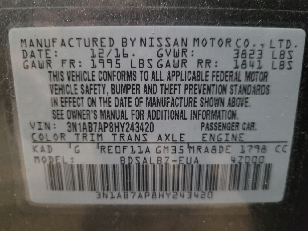 2017 Nissan Sentra in Owings Mills, MD 21117 - 18144001 33