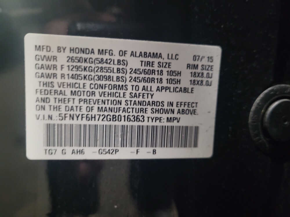 2016 Honda Pilot in Owings Mills, MD 21117 - 18144002 33