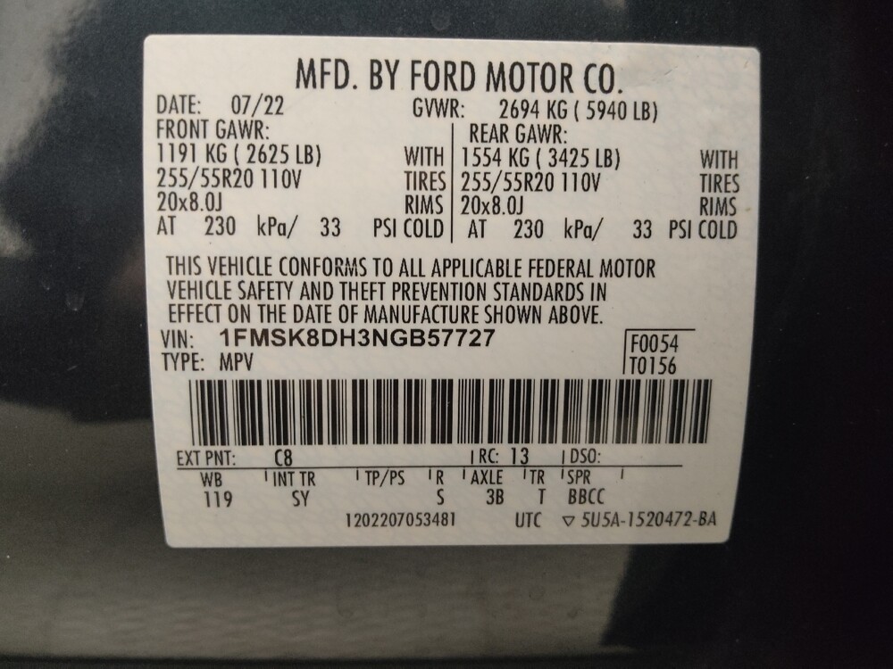 2022 Ford Explorer in Taylor, MI 48180 - 18144037 33