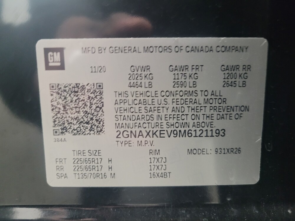 2021 Chevrolet Equinox in Grand Rapids, MI 49508 - 18144038 33
