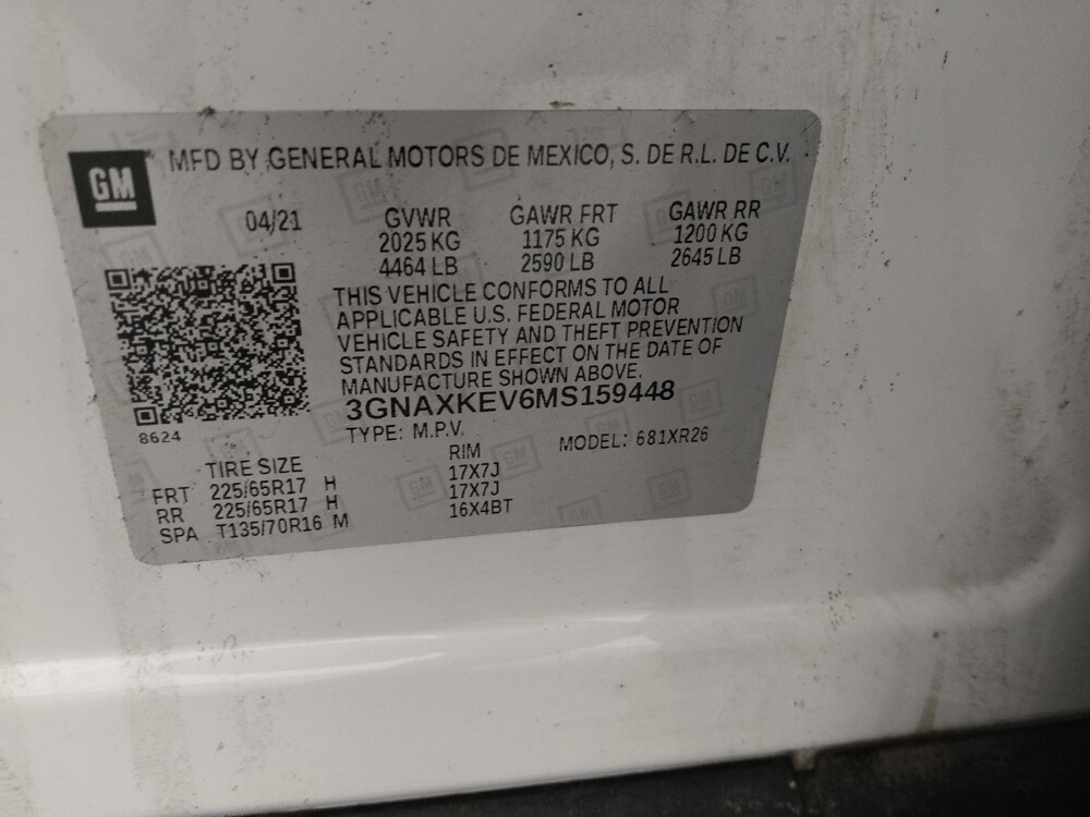 2021 Chevrolet Equinox in Grand Rapids, MI 49508 - 18144039 33