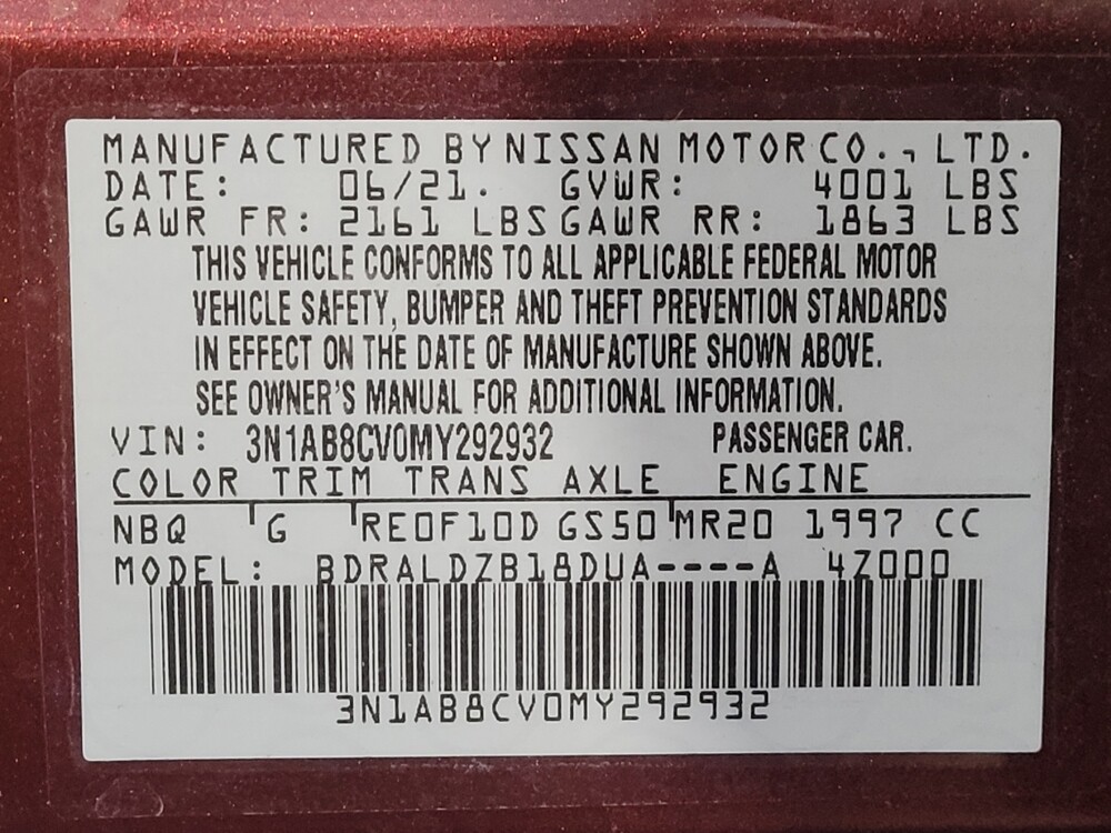 2021 Nissan Sentra in Lauderdale Lakes, FL 33313 - 18144042 33