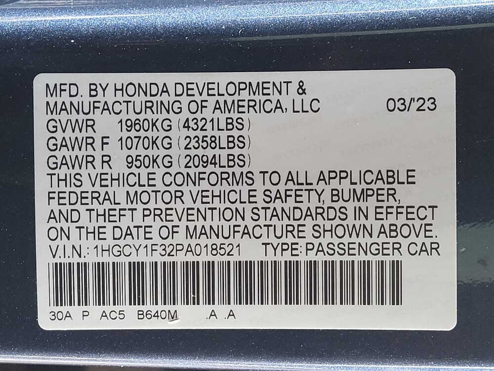2023 Honda Accord in Pensacola, FL 32505 - 18144043 33