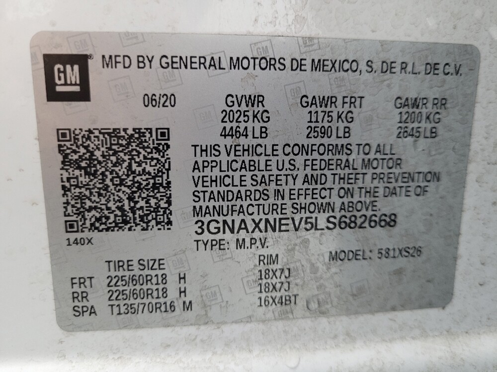 2020 Chevrolet Equinox in Las Vegas, NV 89102 - 18144064 33