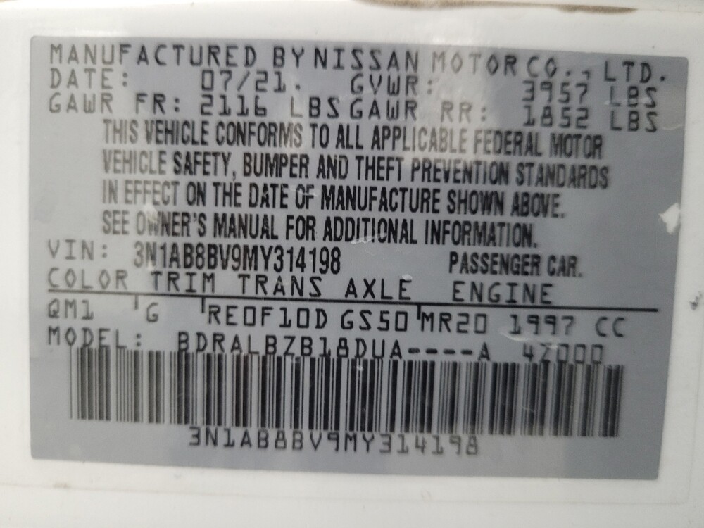 2021 Nissan Sentra in Phoenix, AZ 85015 - 18144066 33