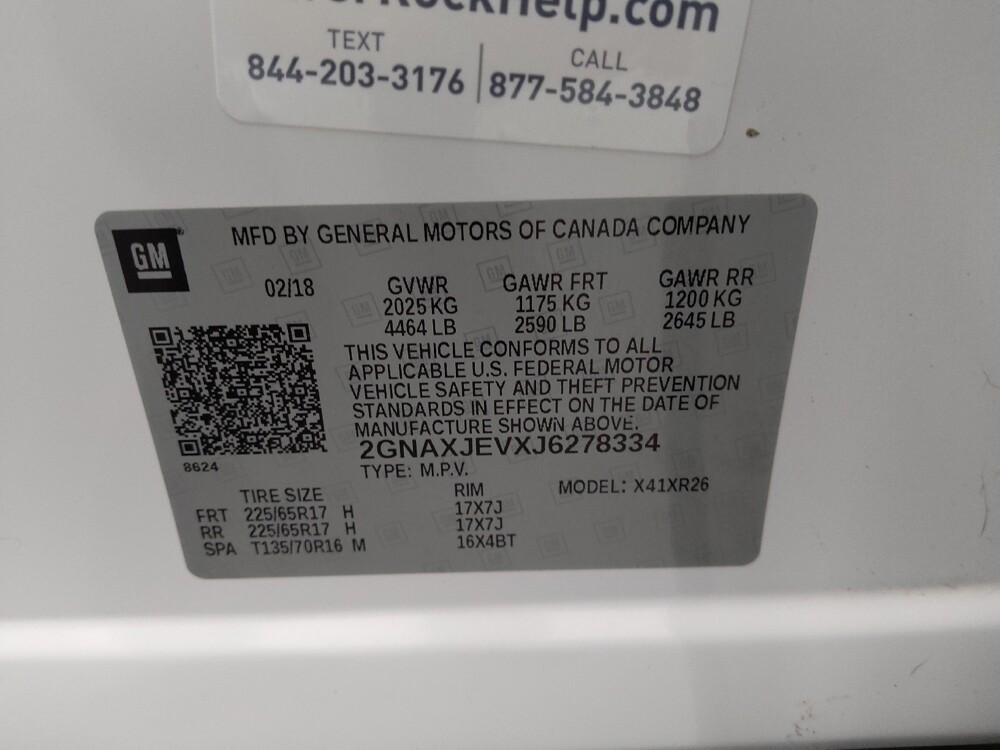 2018 Chevrolet Equinox in Topeka, KS 66611 - 18144074 33