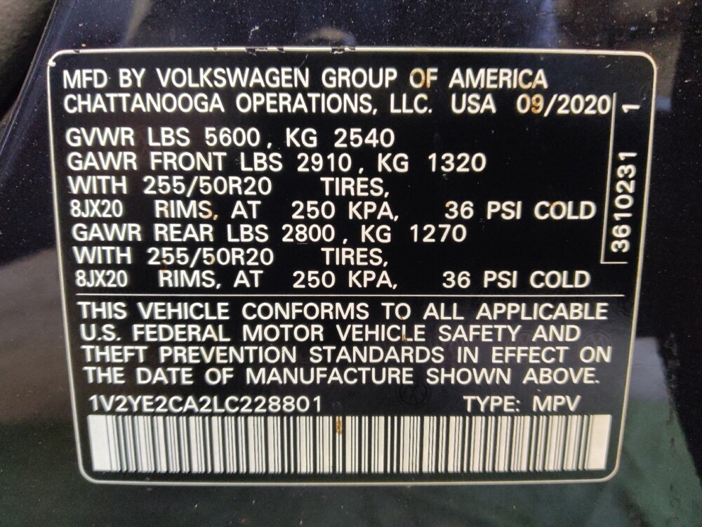 2020 Volkswagen Atlas in Live Oak, TX 78233 - 18144075 33