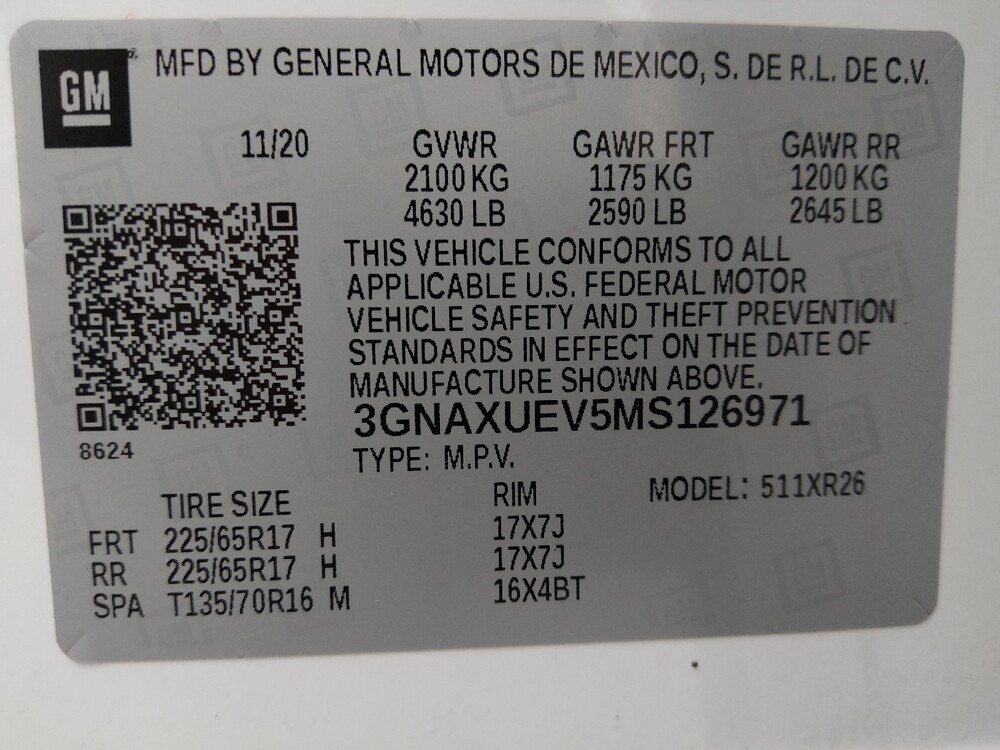 2021 Chevrolet Equinox in Gladstone, MO 64118 - 18144084 33