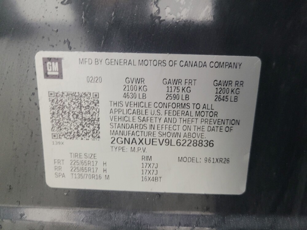 2020 Chevrolet Equinox in Mishawaka, IN 46545 - 18144101 33