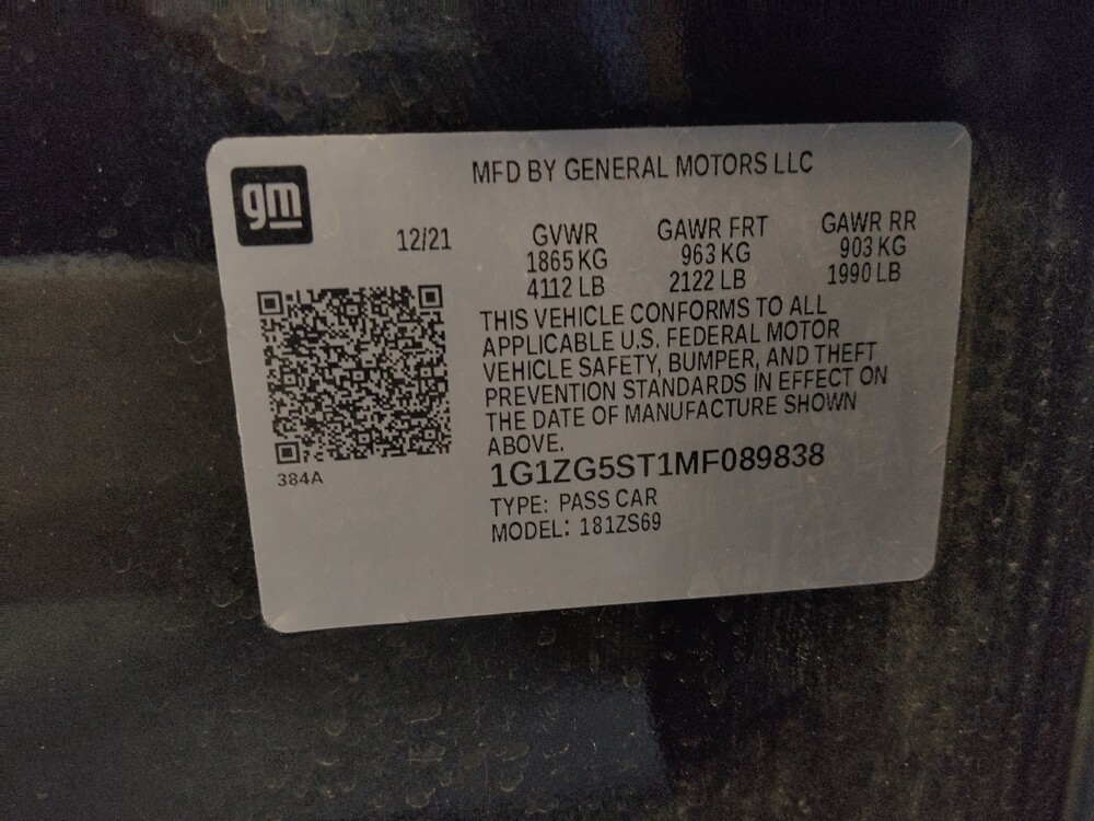 2021 Chevrolet Malibu in Phoenix, AZ 85022 - 18144105 33