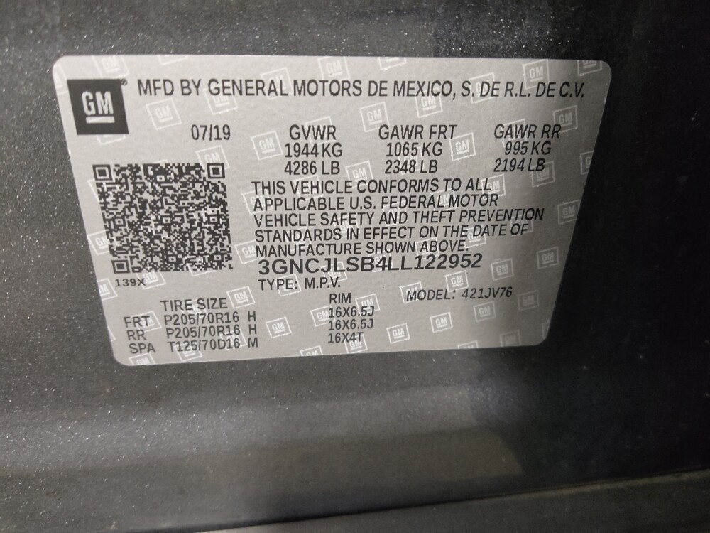 2020 Chevrolet Trax in Midlothian, IL 60445 - 18144224 33