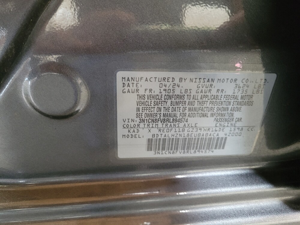 2024 Nissan Versa in Downey, CA 90241 - 18144369 33