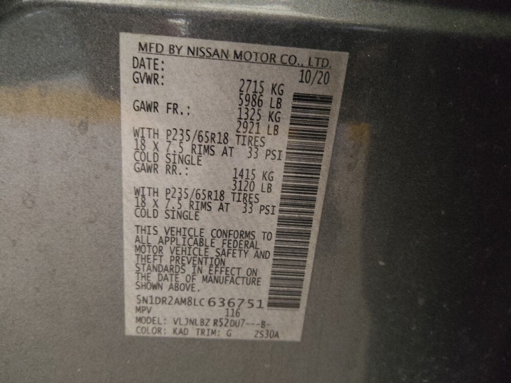 2020 Nissan Pathfinder in Stone Mountain, GA 30083 - 18144388 33