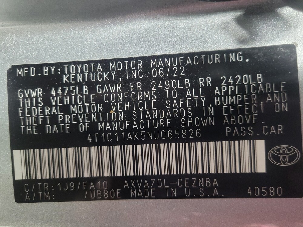 2022 Toyota Camry in Conyers, GA 30094 - 18144398 33
