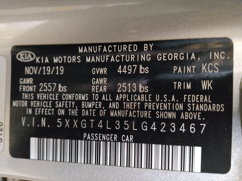 2020 Kia Optima in Pelham, AL 35124 - 18144400 33