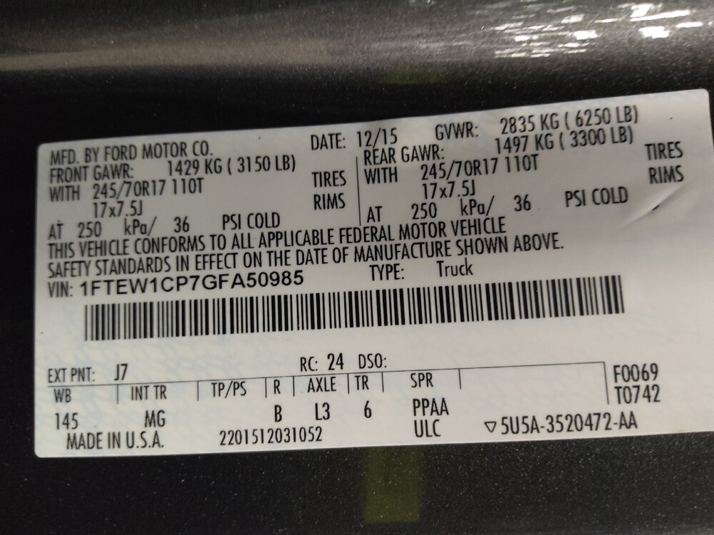 2016 Ford F150 in Tampa, FL 33612 - 18144449 33