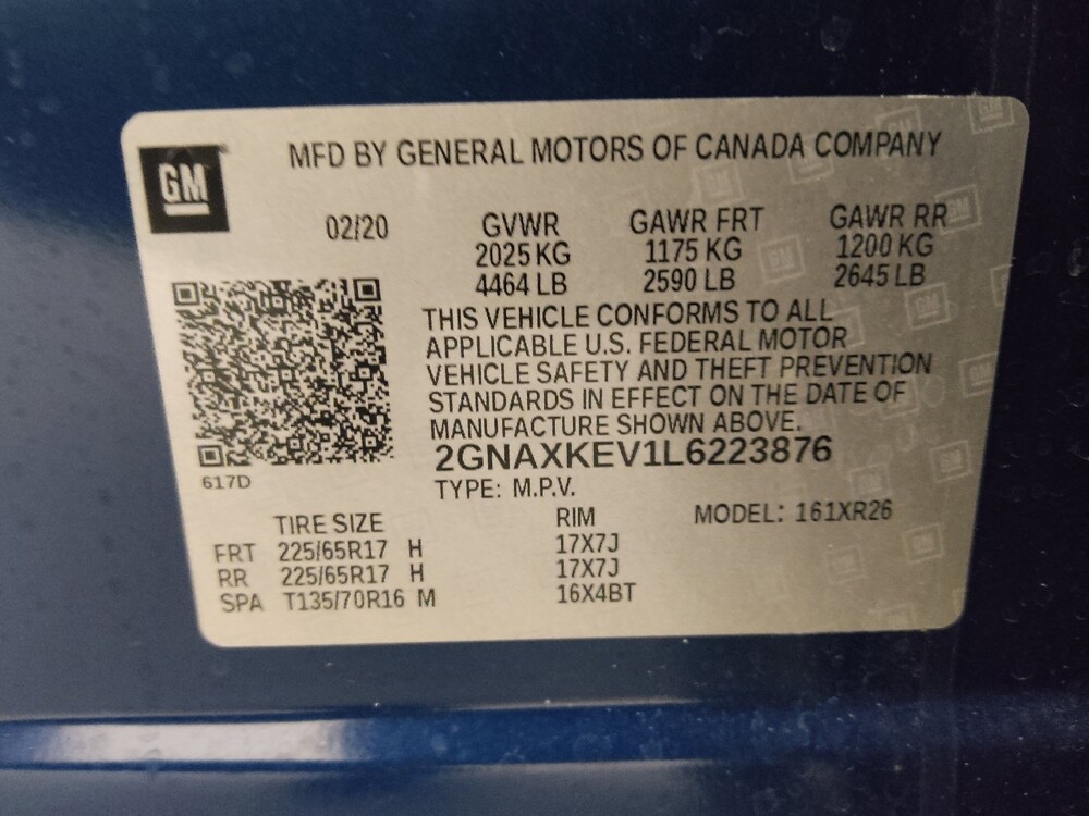 2020 Chevrolet Equinox in Orlando, FL 32808 - 18144464 33