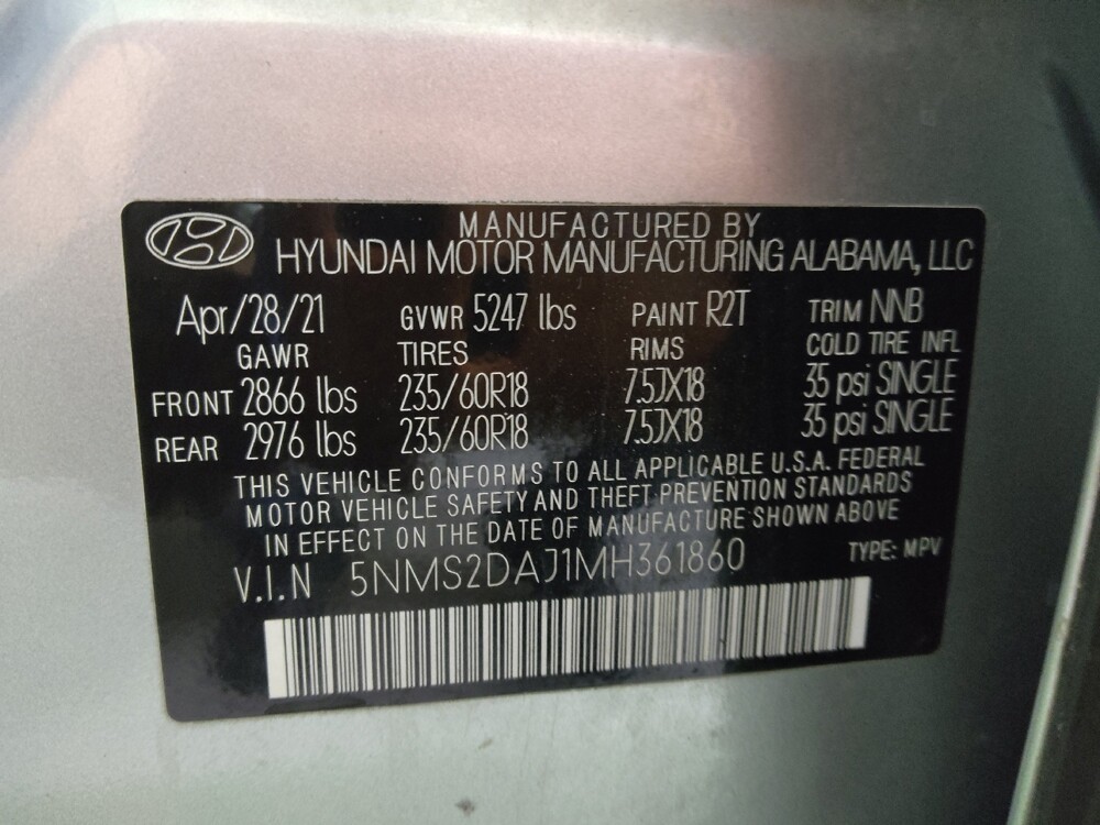 2021 Hyundai Santa Fe in Columbia, SC 29210 - 18144493 33