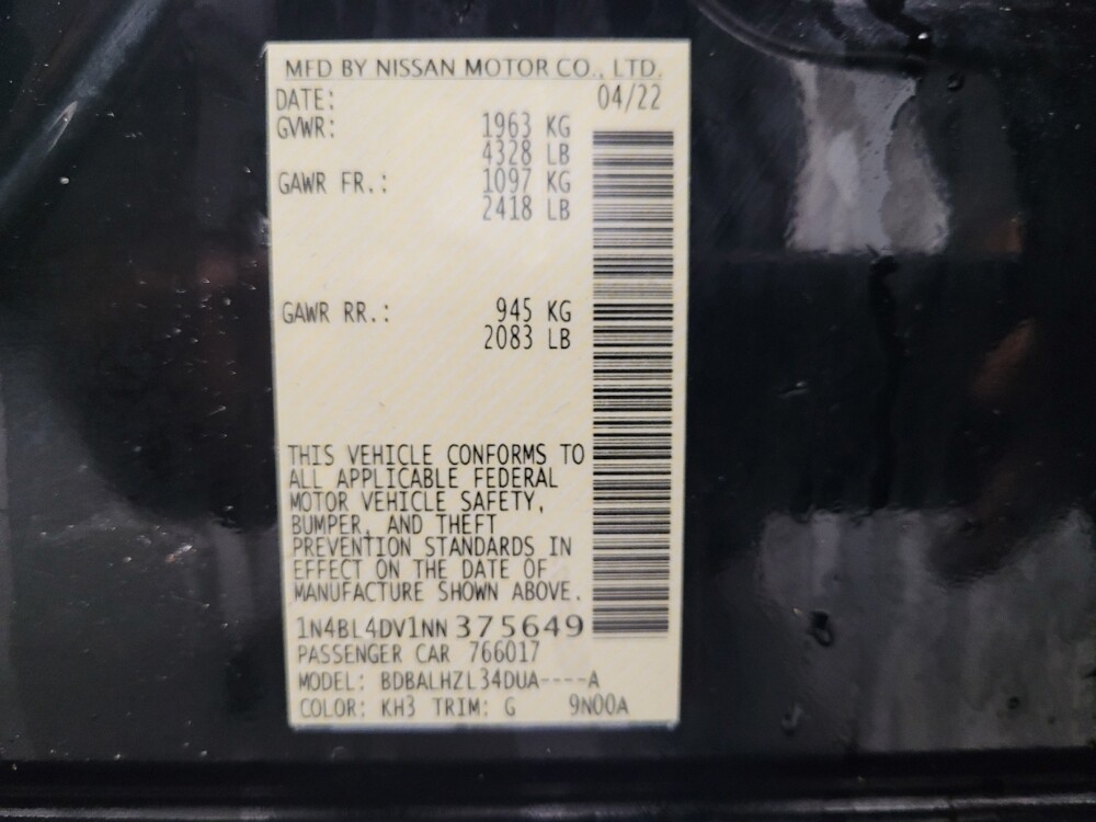 2022 Nissan Altima in Madison, TN 37115 - 18144509 33