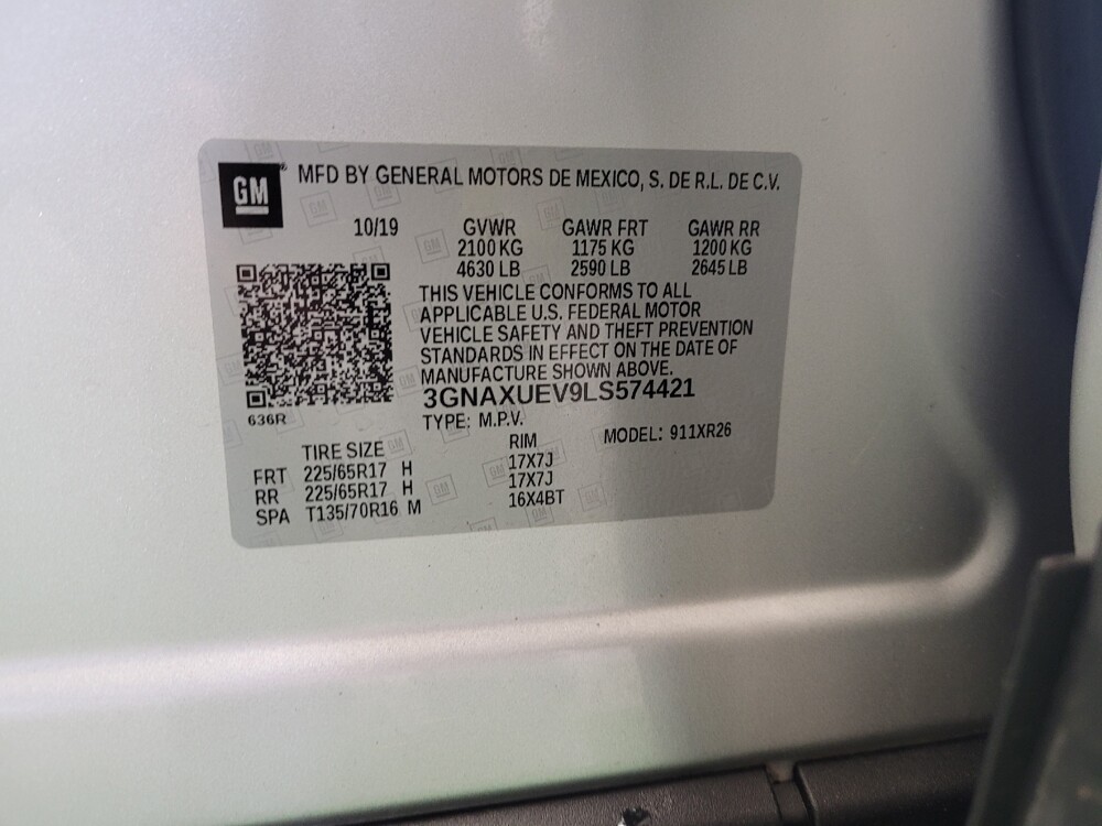 2020 Chevrolet Equinox in Columbus, OH 43231 - 18144530 33