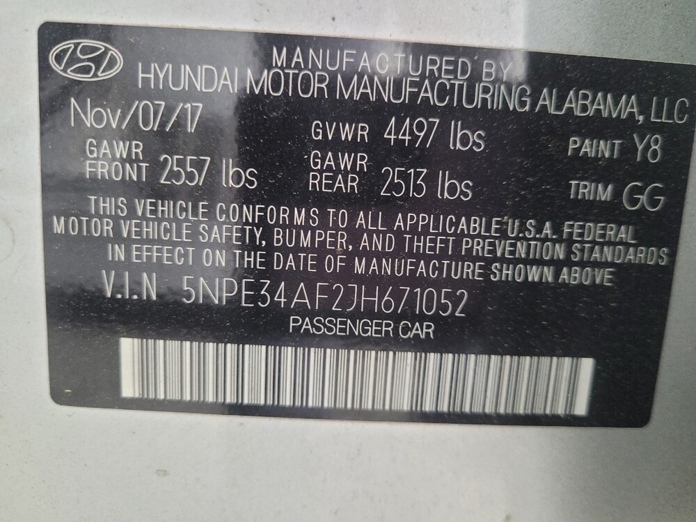 2018 Hyundai Sonata in Conyers, GA 30094 - 18144660 33