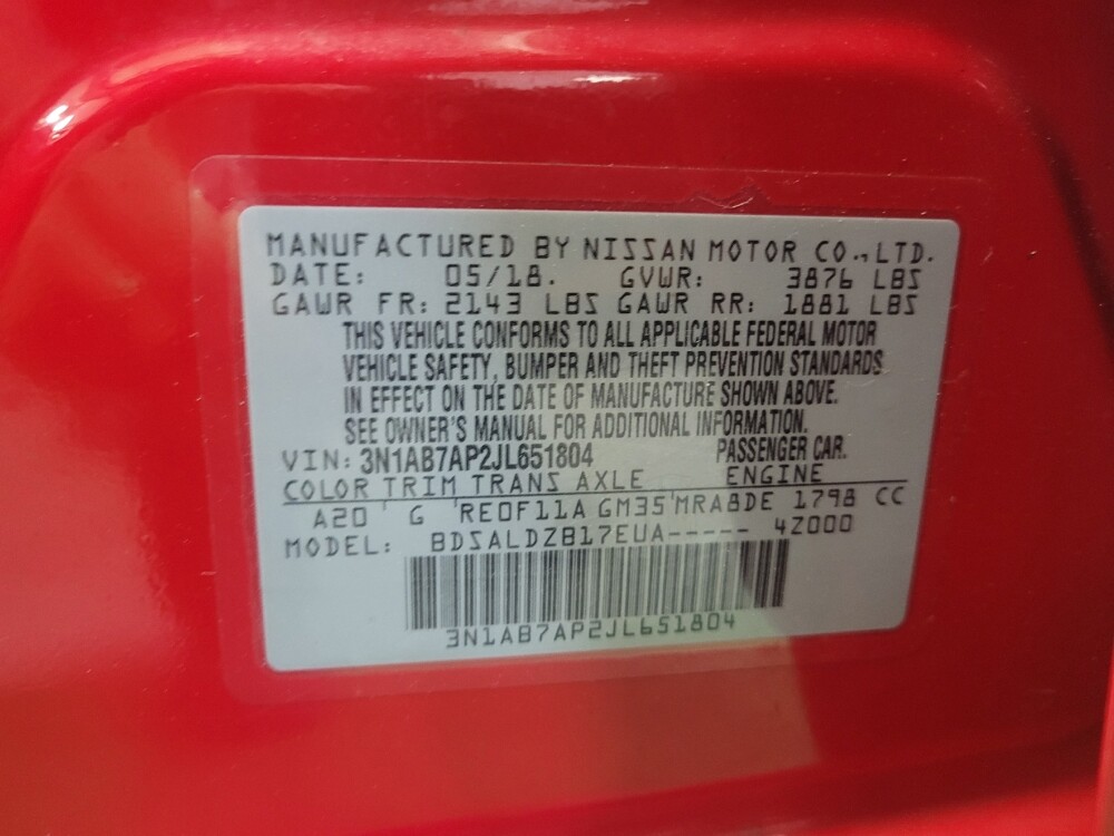 2018 Nissan Sentra in Maple Heights, OH 44137 - 18144672 33