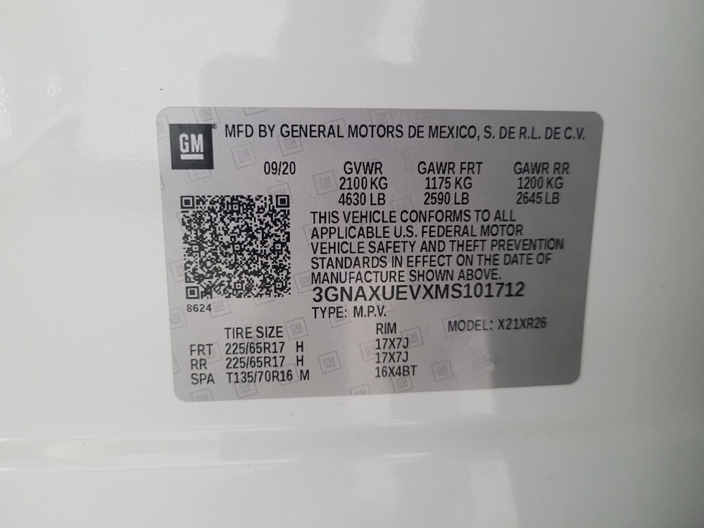 2021 Chevrolet Equinox in Stone Mountain, GA 30083 - 18144676 33