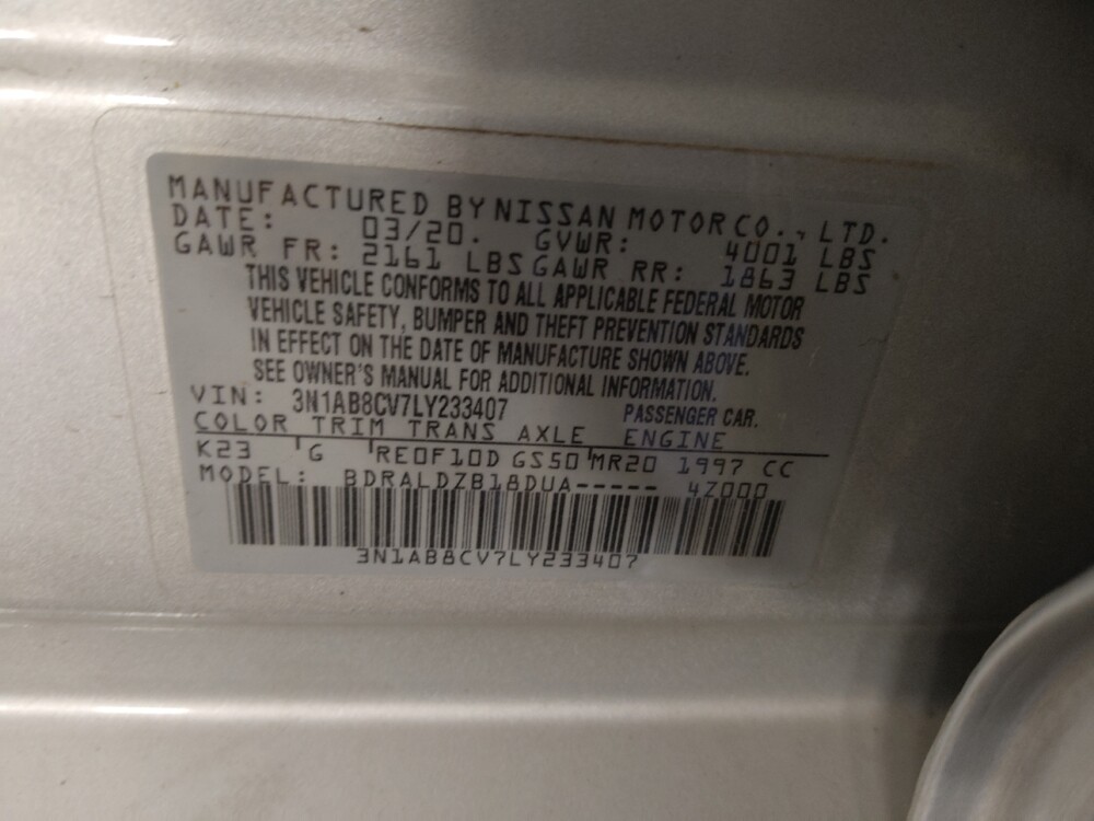 2020 Nissan Sentra in Morrow, GA 30260 - 18144689 33