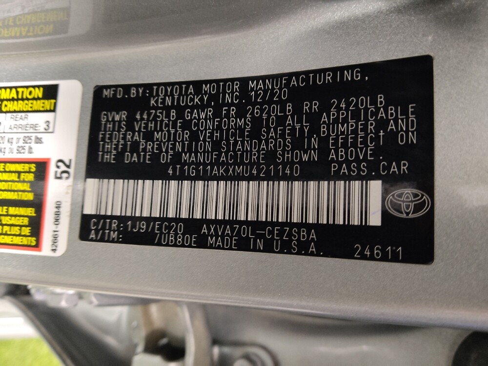 2021 Toyota Camry in Conyers, GA 30094 - 18144693 33