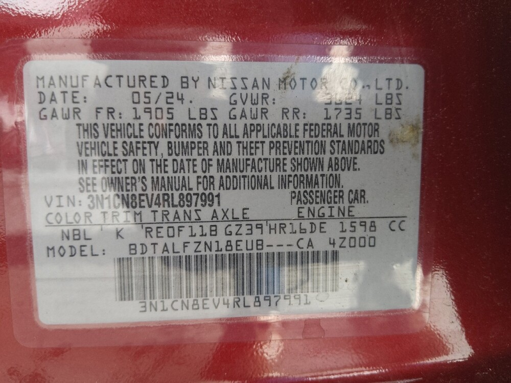 2024 Nissan Versa in Conyers, GA 30094 - 18144695 33