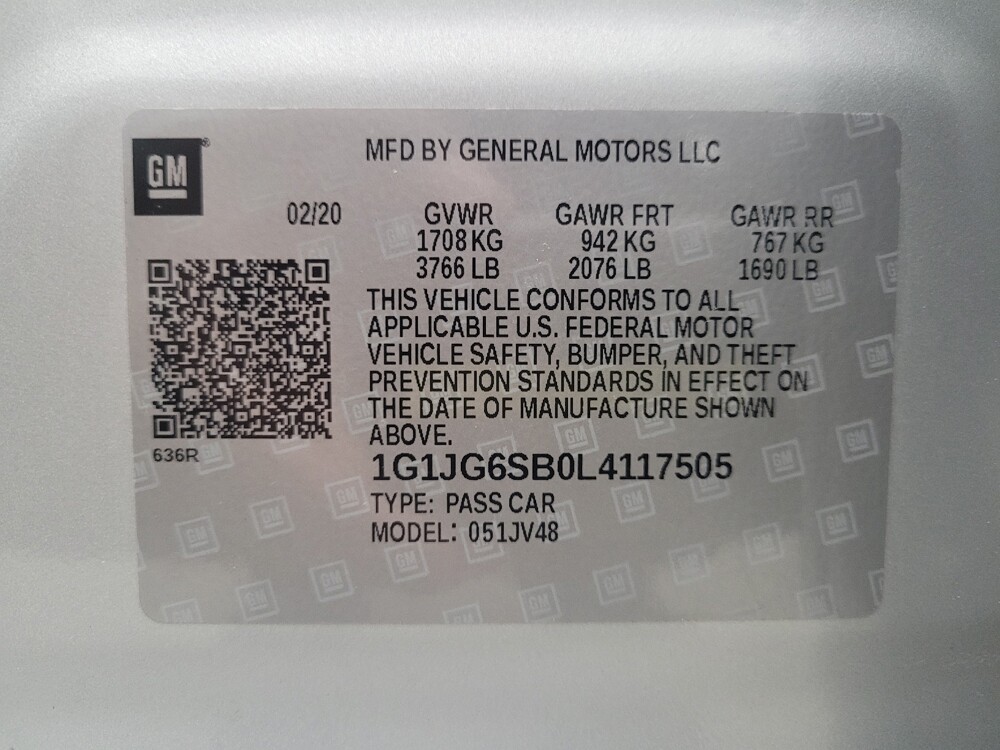 2020 Chevrolet Sonic in Grand Rapids, MI 49508 - 18144709 33
