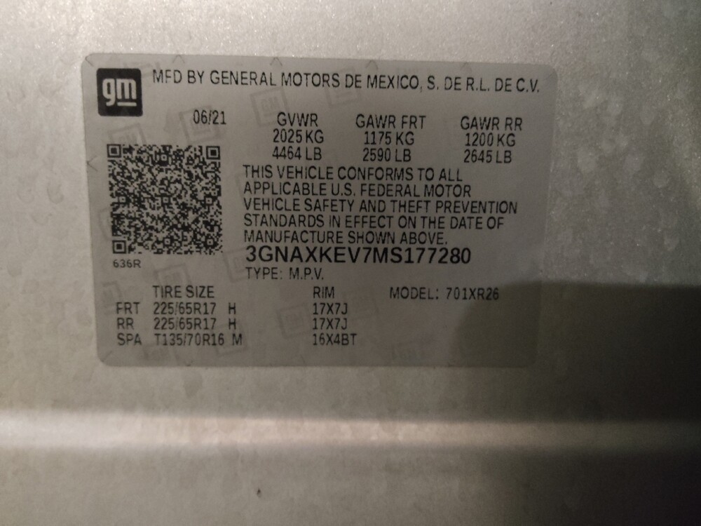 2021 Chevrolet Equinox in Union City, GA 30291 - 18144720 33
