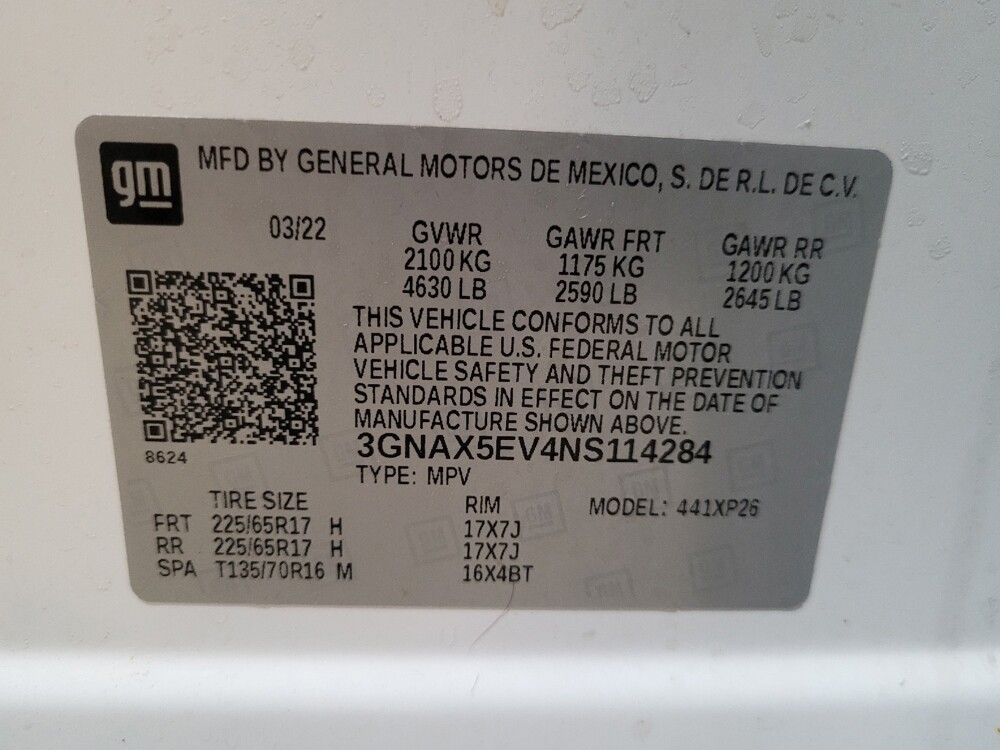 2022 Chevrolet Equinox in New Castle, DE 19720 - 18144736 33