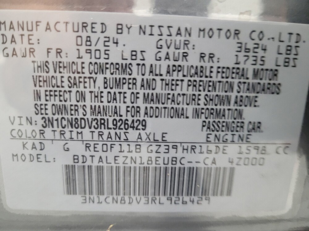 2024 Nissan Versa in Las Vegas, NV 89102 - 18144797 33