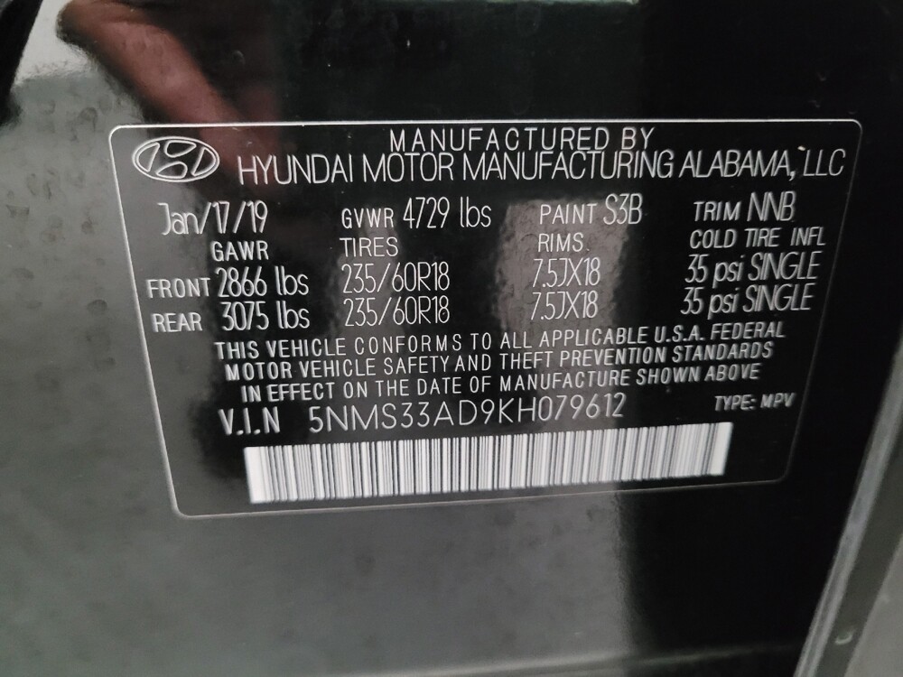 2019 Hyundai Santa Fe in El Cajon, CA 92020 - 18144812 33